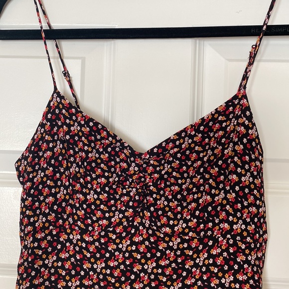 Floral Spaghetti Strap Romper / Medium - Picture 3 of 4